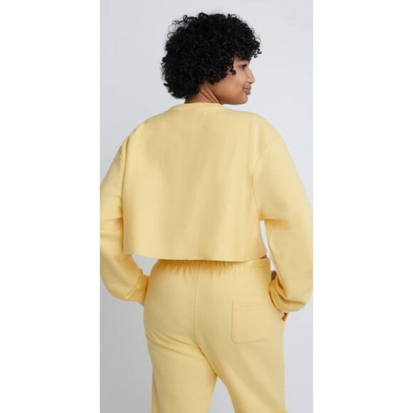 NWT Women's Champion Reverse Weave Cropped Pullover Sweatshirt, XS - Picture 3 of 12